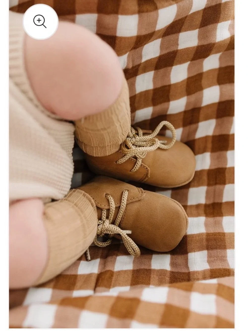 Classic Tan Leather Moccasins for Toddlers